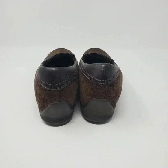 Merrell Plaza Moc Dark Coffee Brown Suede & Leather Loafers Women's US Size 8.5 - Picture 4 of 6